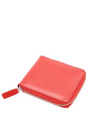 Royce New York Saffiano Leather Zip-around Wallet