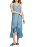 Nic+zoe Santorini Tiles Ruffled Midi Dress