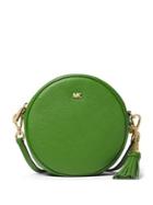 Michael Michael Kors Tasseled Medium Leather Canteen Bag