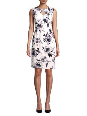 Nipon Boutique Floral-print Sheath Dress
