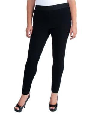 Karen Kane Plus Plus Structured Knit Leggings