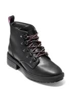 Cole Haan Briana Grand Lace-up Hiker Leather Booties
