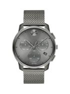Movado Bold Stainless Steel & Mesh Bracelet Chronograph Watch