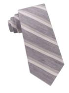 Black Brown Classic Striped Tie
