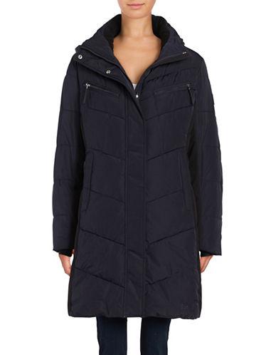 Calvin Klein Colorblocked Puffer Coat