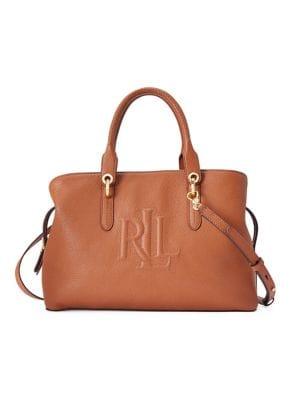 Lauren Ralph Lauren Hayward Leather Medium Satchel