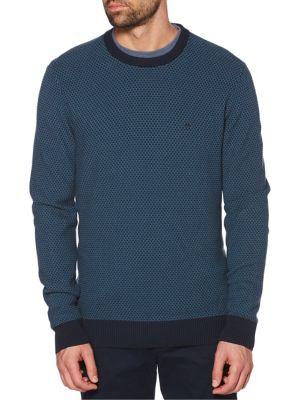 Original Penguin Tri-tone Popcorn-knit Sweater