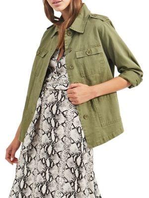 Miss Selfridge Utility Cotton Jacket