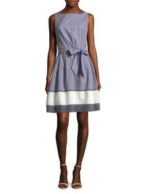 Anne Klein Sleeveless Cotton Dress