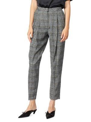Habitual Easton Plaid High-rise Pants