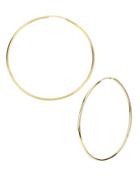 Kenneth Cole New York Goldtone Large Hoop Earrings