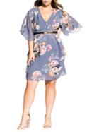 City Chic Plus Florence Wrap Dress