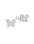 Swarovski Field Crystal Studded Butterfly Earrings