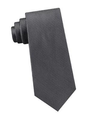 Michael Kors Silk Diagonal-print Tie