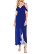 Bardot Lalia Ruffle Asymmetrical Wrap Dress