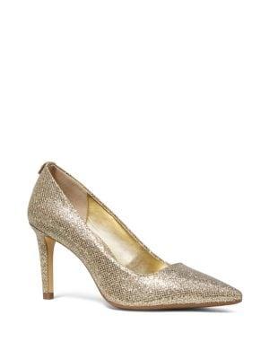 Michael Michael Kors Metallic Textured Pumps
