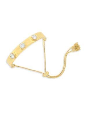 Etienne Aigner Hexagon Crystal Slider Bracelet
