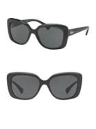 Ralph Lauren 55mm Glitter Rectangular Sunglasses