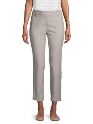 Calvin Klein Textured Slim-fit Pants