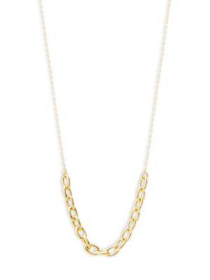 Kate Spade New York Chain Reaction Link Mini Necklace