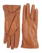 Calvin Klein Tonal Leather Back Gloves