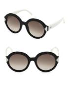 Emilio Pucci 53mm Round Sunglasses