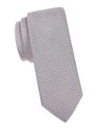 Hugo Boss Textured Grid Silk Tie