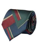 Lauren Ralph Lauren Patchwork Striped Silk Tie