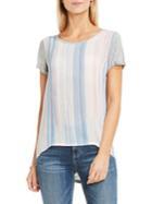 Two By Vince Camuto Striped Roundneck Top