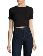 Ted Baker London Bow Accented Crop Top