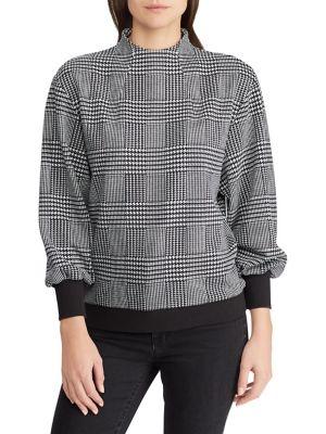 Lauren Ralph Lauren Glen Plaid Mockneck Top