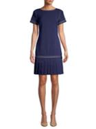 Karl Lagerfeld Paris Roundneck Sheath Dress