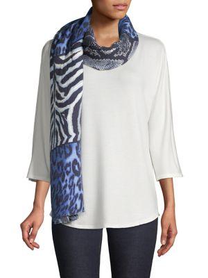 Collection 18 Mixed Animal-print Scarf