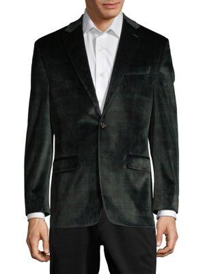 Lauren Ralph Lauren Plaid Velvet Sportcoat