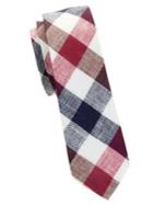 Penguin Jarrad Checkered Linen Tie