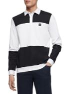 Calvin Klein Colorblock Long-sleeve Polo Shirt