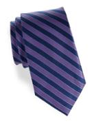 Forsyth Of Canada Hand Sewn Stripe Silk Tie