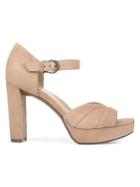 Naturalizer Malina Suede Ankle-strap Sandals
