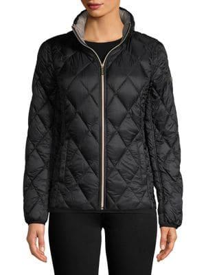Michael Michael Kors Quilted Zipper Front Jacket
