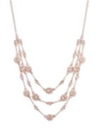 Givenchy Crystal Embellished Three-row Layered Frontal Necklace