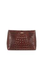 Brahmin Sloane Embossed Leather Pouch
