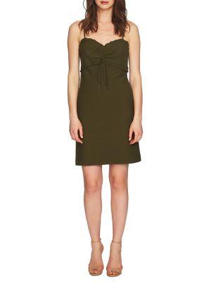 Cynthia Steffe Dani Ruched Eyelet Jersey Dress