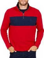 Nautica Colorblock Half-zip Cotton Pullover