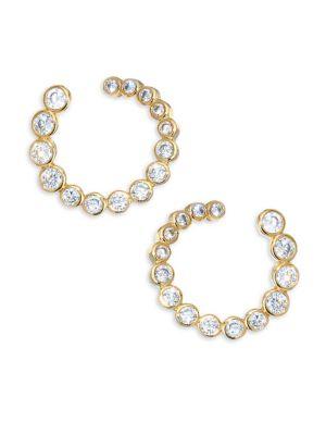 Kate Spade New York Flying Colors Bipass Hoop Earrings