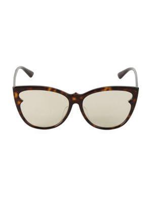 Mcq By Alexander Mcqueen 51mm Tortoiseshell Cat-eye Sunglasses