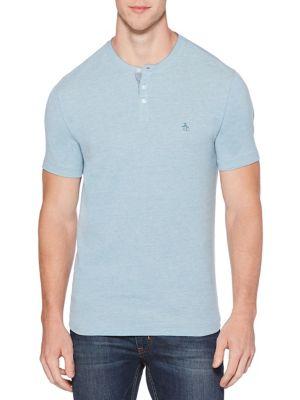 Original Penguin Short Sleeve Oxford Henley