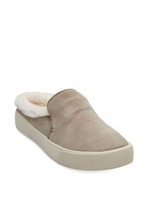 Toms Sunrise Faux-fur Suede Slip-on Sneakers