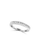 Effy Pave Classica 14k White Gold And Diamond Ring