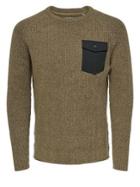 Only And Sons Textured Cotton Sweater