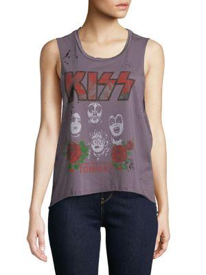 Recycled Karma Kiss Graphic Tank